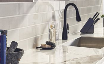 Subway tile backsplash in Paris, TX